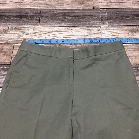 Banana Republic Martin Fit Pants Women’s 0 Green (Inseam 27.5) - Picture 4 of 9